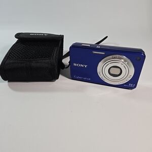 Sony Cyber-Shot DSC-W560 4x Zoom Blue Digital Camera No Battery / Charger